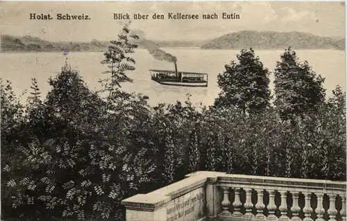 Holst. Schweiz, Blick über den Kellersee nach Eutin -532650