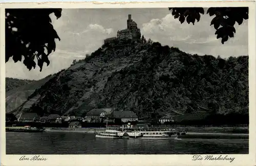 Am Rhein, die Marksburg -532732