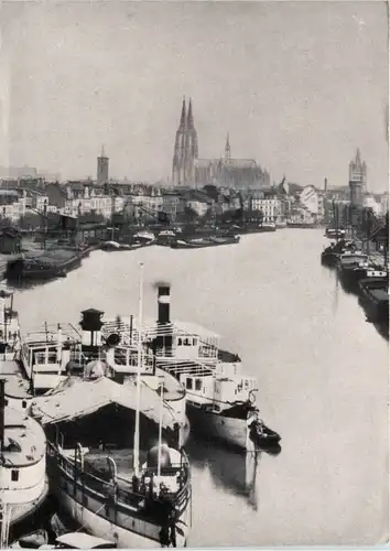 Köln, der Rheinhafen -532726