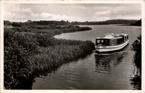 Malente - Gremsmühlen, Durchfahrt vom Langen-See in den Dieksee -532674