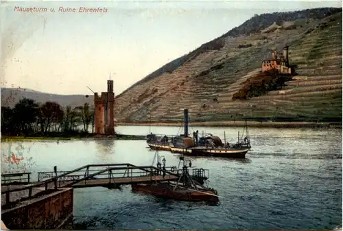 Mäuseturm u. Ruine Ehrenfels -532718