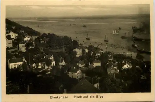 Blankenese, Blick auf die Elbe -533010