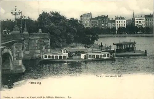 Hamburg, An der Lombardsbrücke -532978