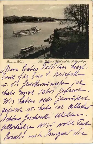 Bonn, Alter Zoll und Blick auf das Siebengebirge -533004