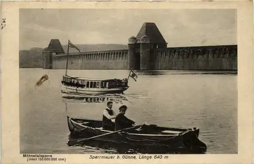 Möhnetalsperre, Sperrmauer b. Günne -533056