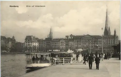 Hamburg, Blick auf Alsterdamm -533404