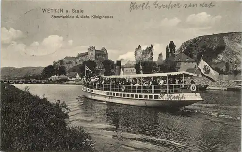 Wettin a. Saale, Stammschloss des sächs. Königshauses -533716