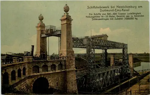 Schiffshebewerk bei Henrichenburg am Dortmund-Ems-Kanal -534026