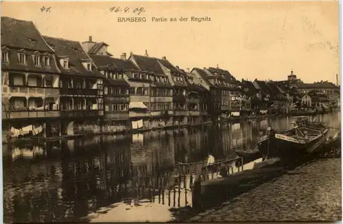 Bamberg, Partie an der Regnitz -533862