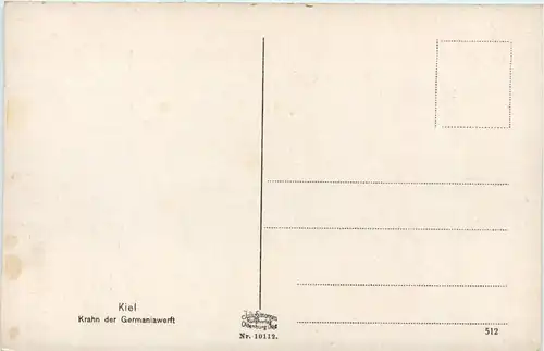 Kiel, Kran der Germaniawerft -533922