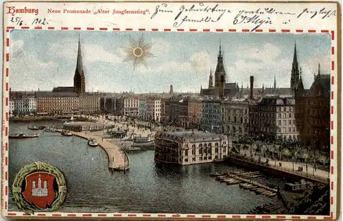 Hamburg, Neue Promenade Alter Jungfernstieg -534044