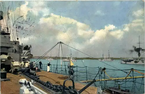 Kiel, Kriegshafen von S.M.S.Preussen -534170