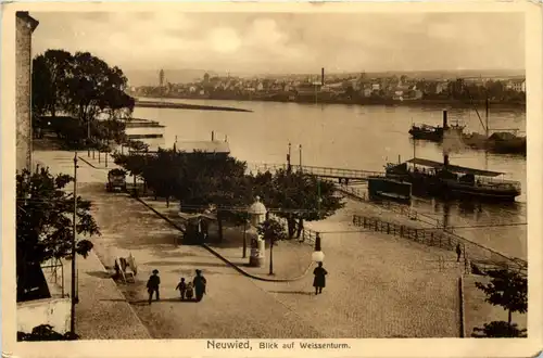 Neuwied, Blick auf Weissenturm -534190