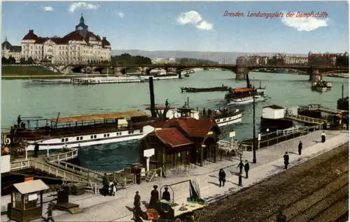 Dresden, Landungsplatz der Dampfschiffe -534122