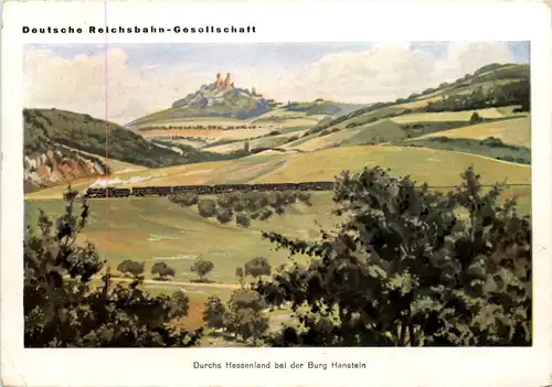 Durchs Hessenland bei der Burg Hanstein -534492