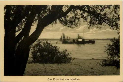 Die Elbe bei Nienstedten -534316