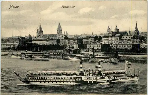 Mainz, Totalansicht -534398