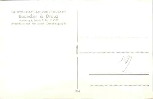 Hamburg, Fotowerkstatt Bödecker und Drauz, Landungsbrücken -534362