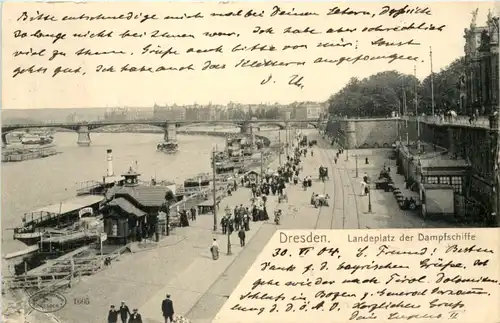 Dresden, Landeplatz der Dampfschiffe -534456