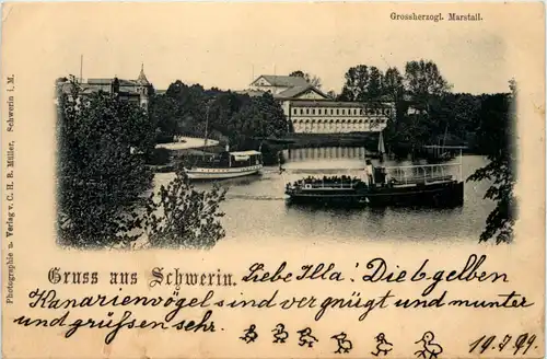 Schwerin, Grossherzogl. Marstall -534582