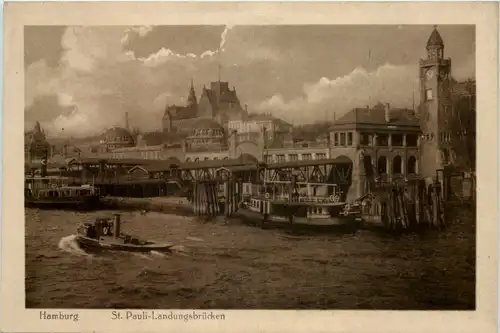 Hamburg, St. Pauli, Landungsbrücken -532994