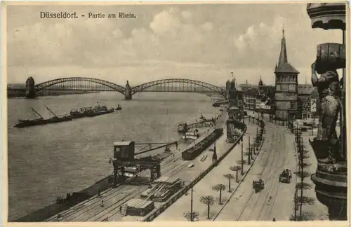 Düsseldorf, Partie am Rhein -533034