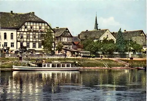 Solbad Bodenwerder an der Weser, Bei den Motorboot-Anlegern -533154