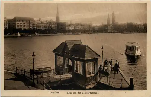 Hamburg, Blick von den Landungsbrücken -533328