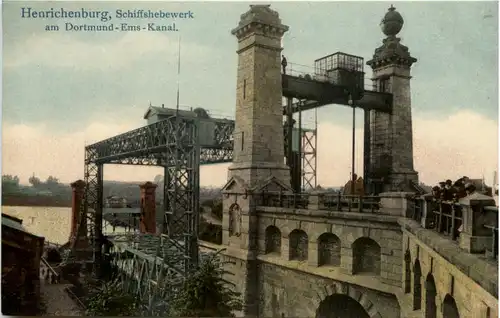 Henrichenburg - Schiffshebewerk, am Dortmund-Ems-Kanal -533828