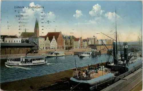 Lübeck, Hafenpartie -533888