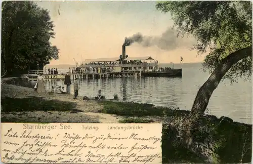 Tutzing am Starnberger See, Landungsbrücke -534294