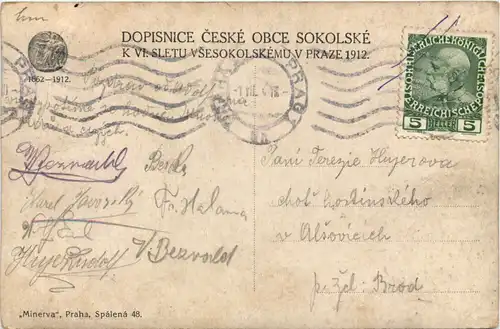 Praha - IX. Sletu Vsesokolskeho 1912 -653988