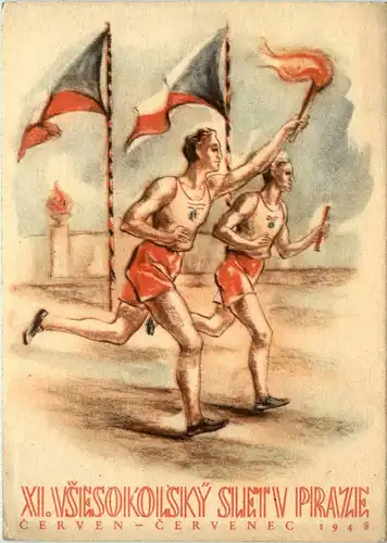 XI. Vsesokolsky Sletv Praze 1948 -654154