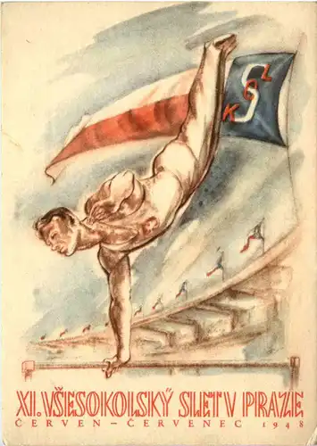 XI. Vsesokolsky Sletv Praze 1948 -654152