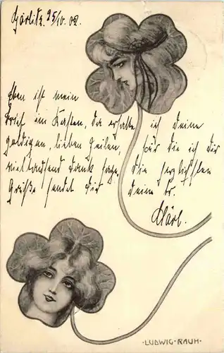 Künstler AK - Ludwig Rauh - Jugendstil -654192