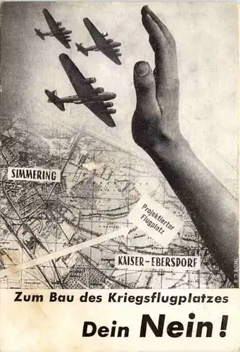 Wien Simmering - Nein zum Kriegsflughafen -654196