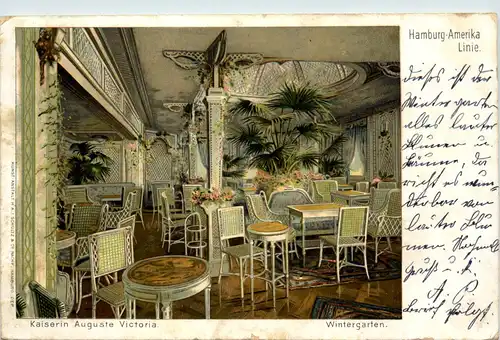 Hamburg Amerika Linie - Kaiserin Auguste Victoria -654338