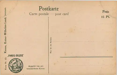 Kanoe Kaiser Wilhelm Land - Künstler AK Rave -654374