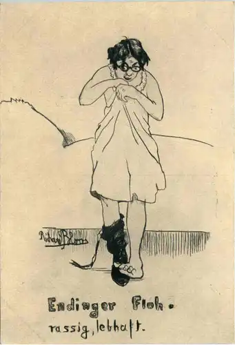 Endinger Floh - rassig lebhaft -654500