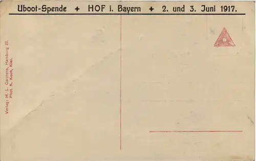 SM Unterseeboot I in voller Fahrt - U-Boot Spende Hof in Bayern -654682