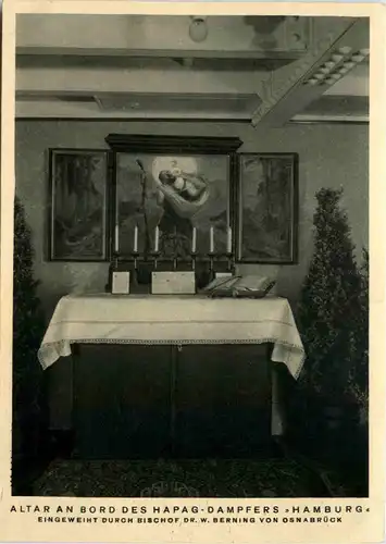 Dampfer Hamburg - Altar an Bord -654672