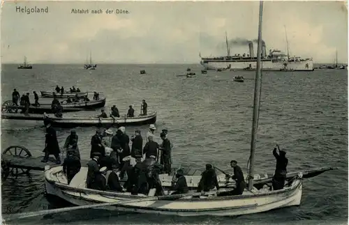 Helgoland - Abfahrt nach der Düne -654730