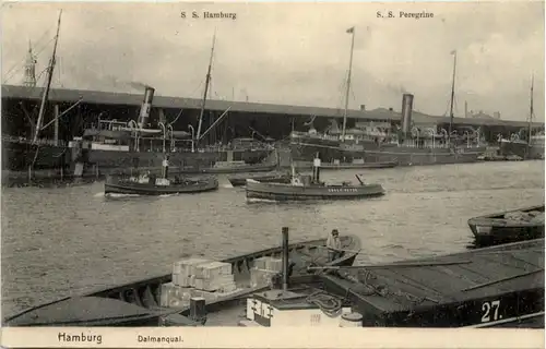 Hamburg Dalmanquai - SS Hamburg SS Peregrine -654742