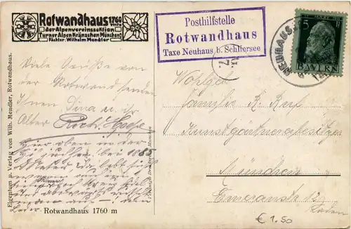 Rotwandhaus - Neuhaus bei Schliersee -655160