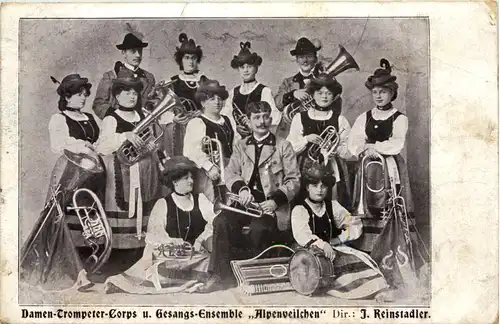 Damen Trompeter Corps Alpenveilchen -654870