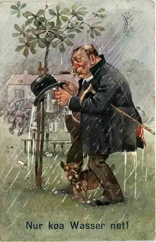 Bier Humor - Nur koa Wasser net -655016