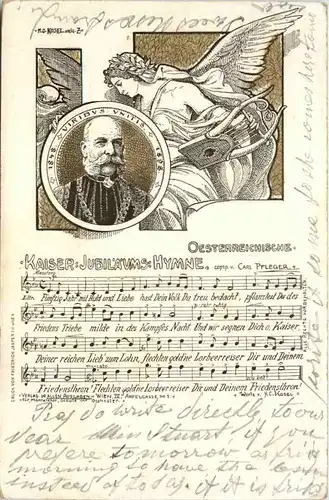 Oesterreichische KAiser Jubiläums Hymne -654778