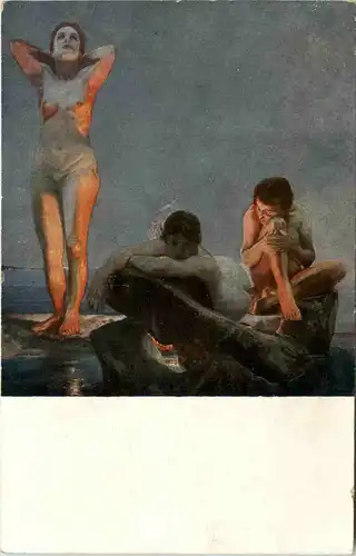 Erotik Künstler AK Max Klinger -654914