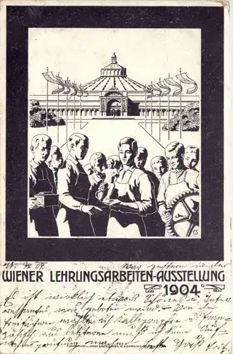 Wien - LEhrlingsarbeiten Ausstellung 1904 -654954