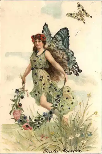 Frau mit Flügeln -654988